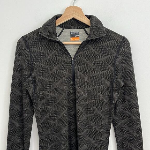 Icebreaker Oasis Merino Wool 200 Half Zip Thermal Base Layer Hiking - Small - Picture 3 of 12